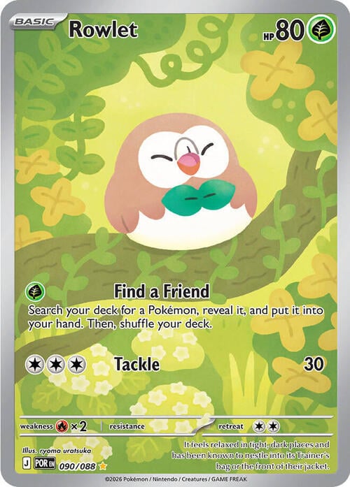 Rowlet [Hide and Seek | Tackle] Frente