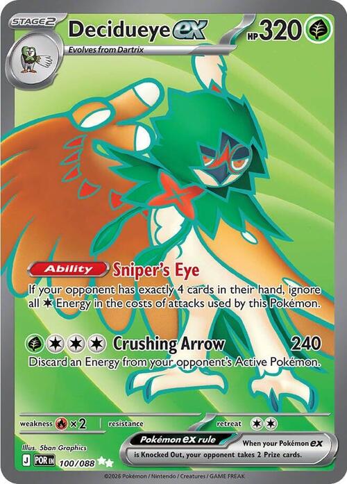 Decidueye ex Card Front