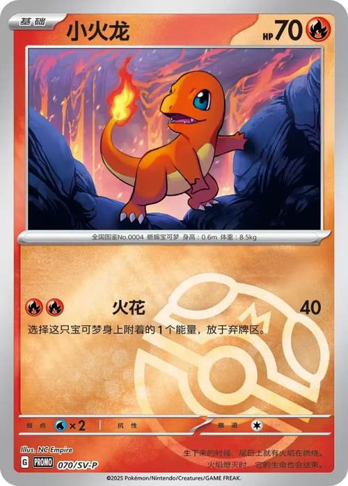 Charmander Card Front