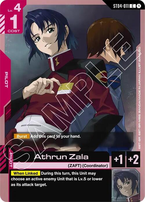 Athrun Zala Card Front