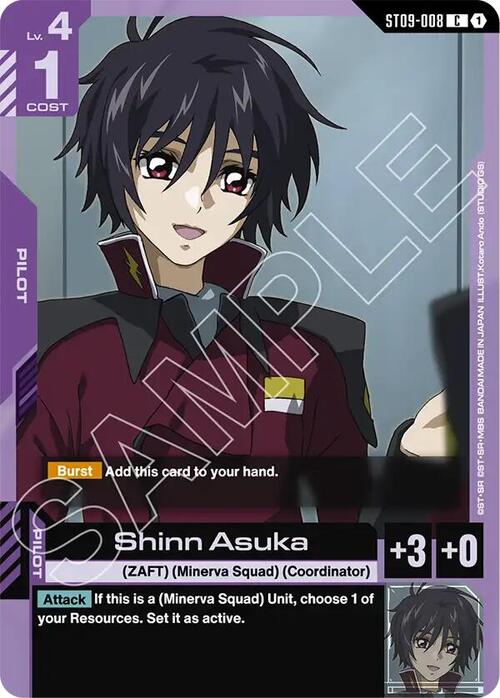 Shinn Asuka Card Front