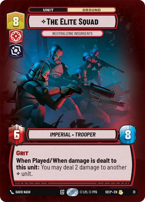 The Elite Squad - Neutralizing Insurgents Card Front