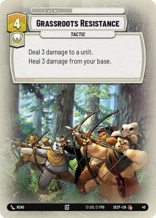 Grassroots Resistance Card Front