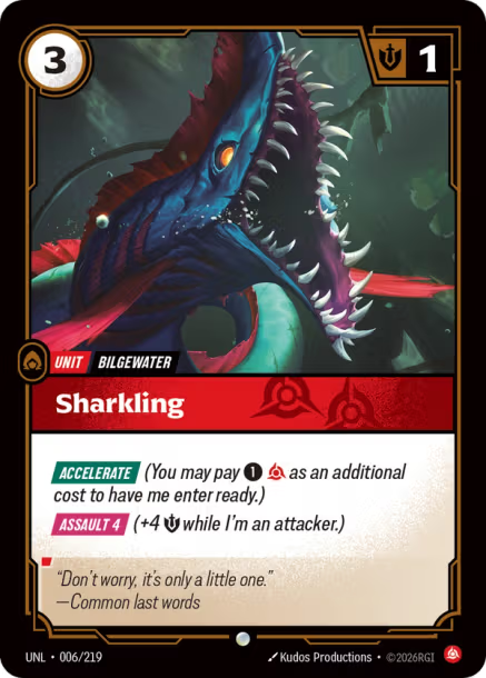 Sharkling Card Front