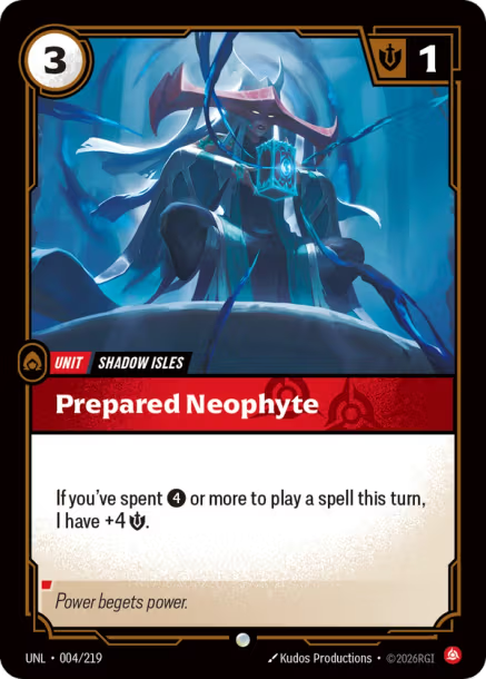Prepared Neophyte Card Front