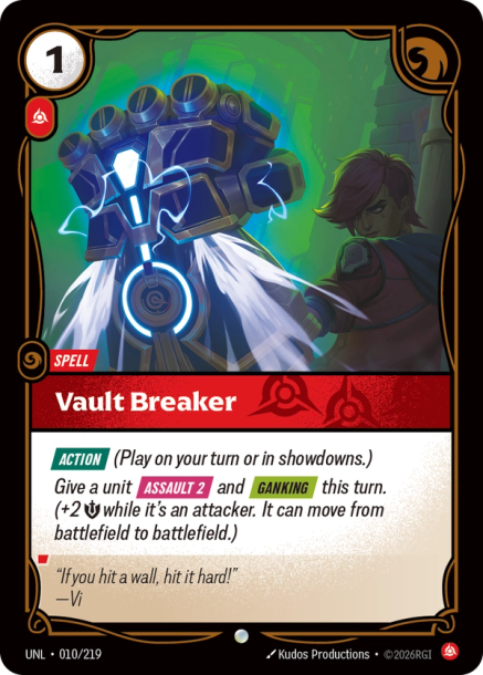 Vault Breaker Card Front