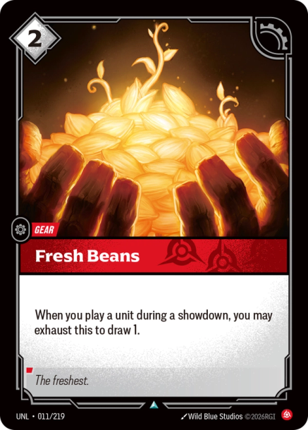 Fresh Beans Card Front