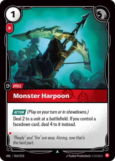 Monster Harpoon Card Front