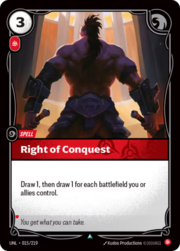 Right of Conquest 015
