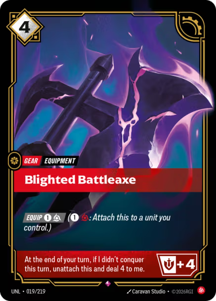 Blighted Battleaxe Frente