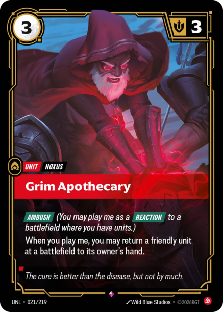 Grim Apothecary Card Front