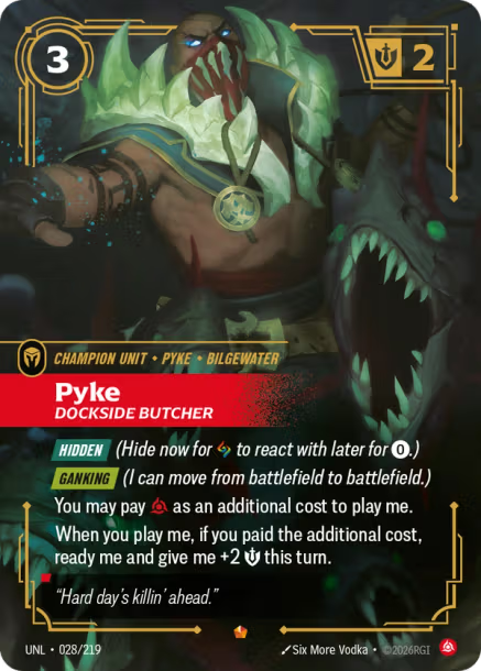 Pyke - Dockside Butcher Frente
