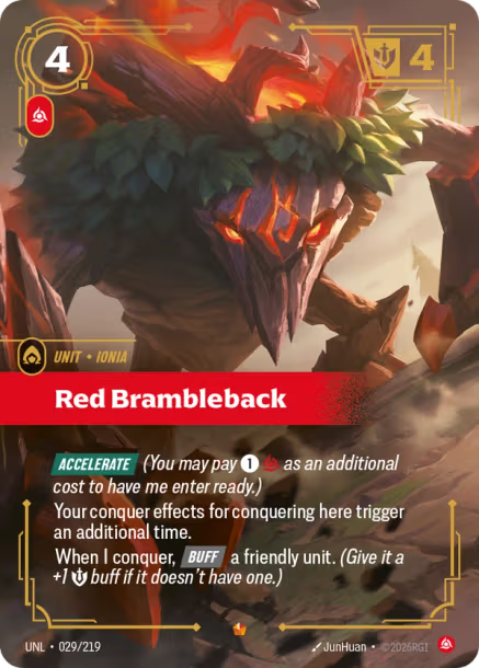 Red Brambleback Frente