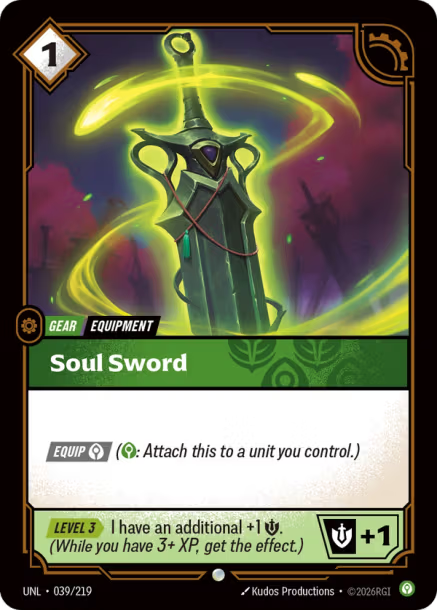 Soul Sword Frente