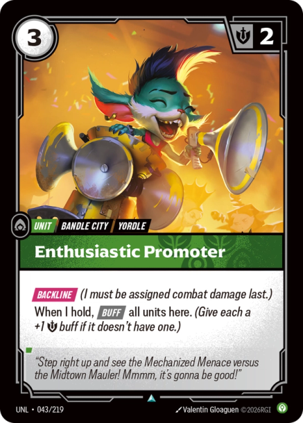 Enthusiastic Promoter Frente