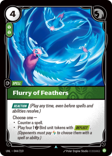 Flurry of Feathers Frente