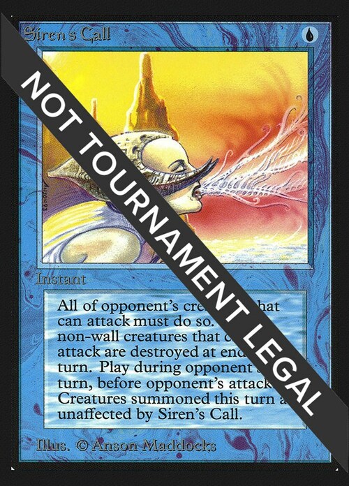 Siren's Call Card Front