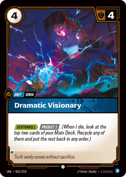 Dramatic Visionary Card Front