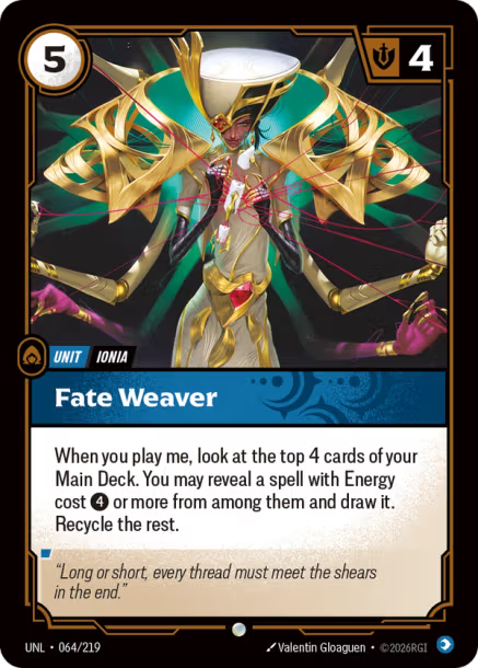 Fate Weaver Frente