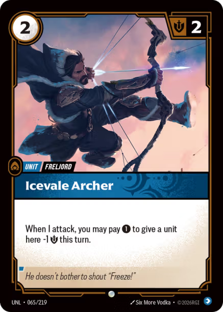 Icevale Archer Frente