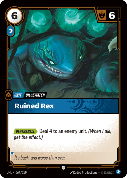 Ruined Rex Frente