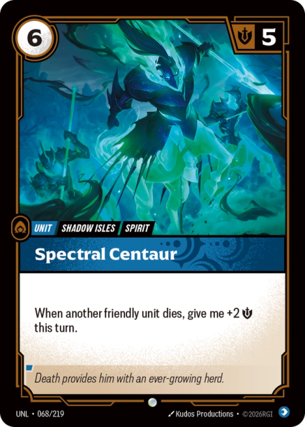 Spectral Centaur Card Front