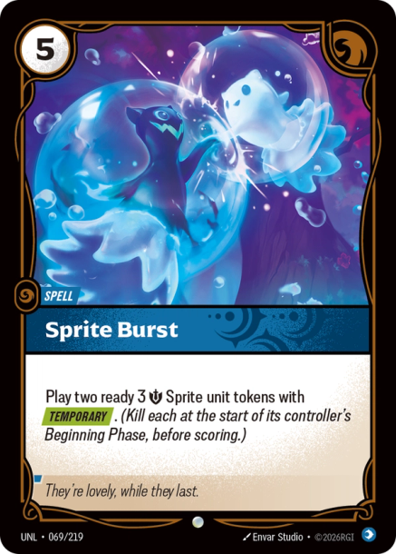 Sprite Burst Card Front