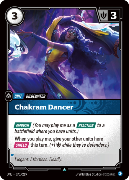 Chakram Dancer Card Front