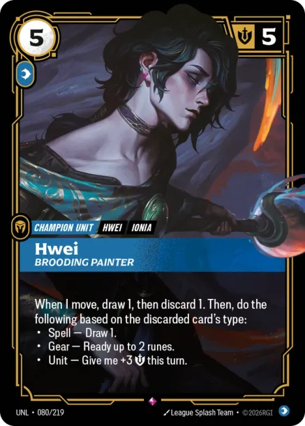 Hwei - Brooding Painter Card Front