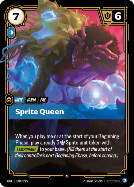 Sprite Queen Card Front