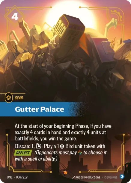 Gutter Palace Card Front