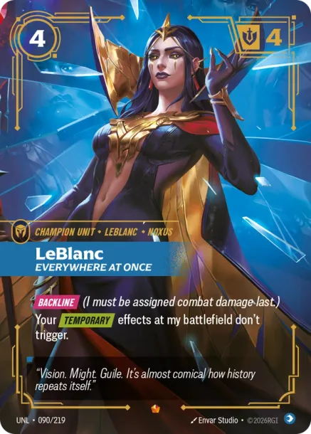 LeBlanc - Everywhere at Once Card Front