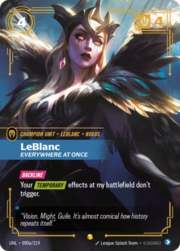 Leblanc, Everywhere at Once