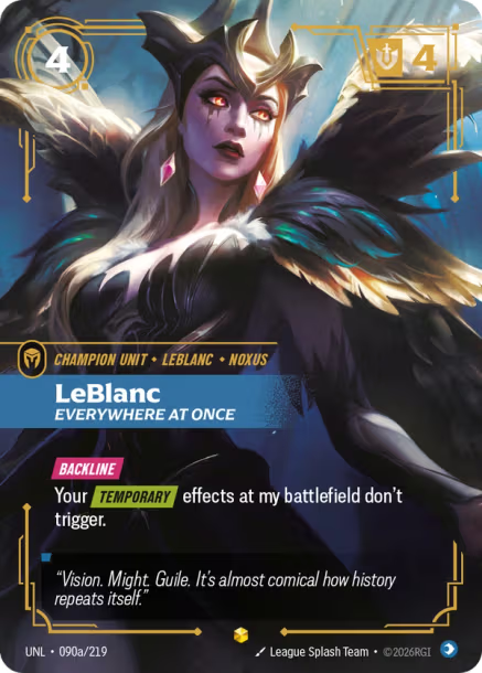 LeBlanc - Everywhere at Once Card Front