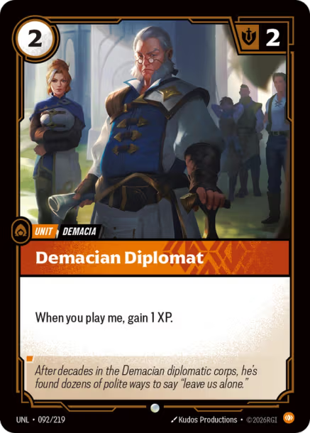 Demacian Diplomat Frente