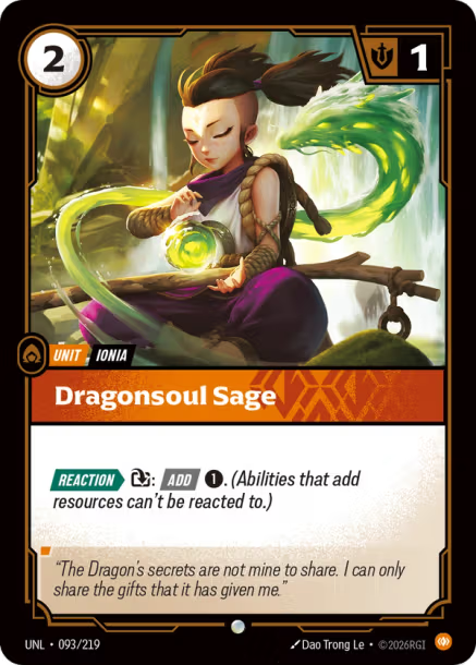 Dragonsoul Sage Frente