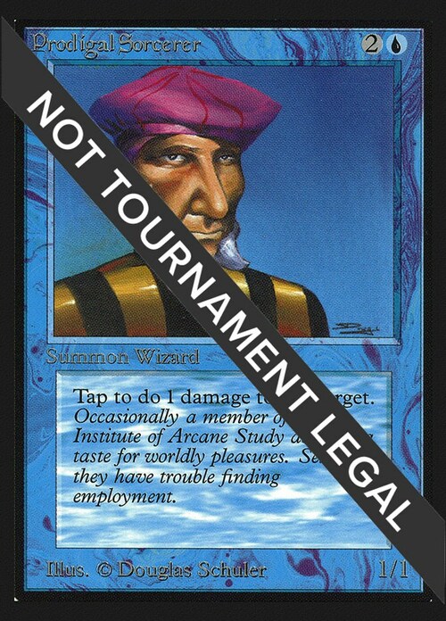 Prodigal Sorcerer Card Front