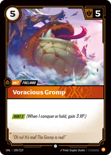 Voracious Gromp Card Front