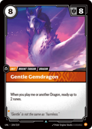 Gentle Gemdragon 104