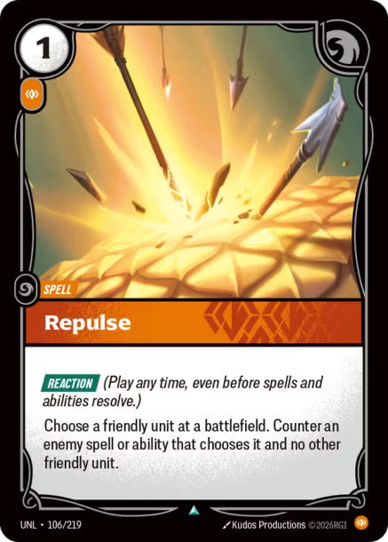 Repulse Card Front