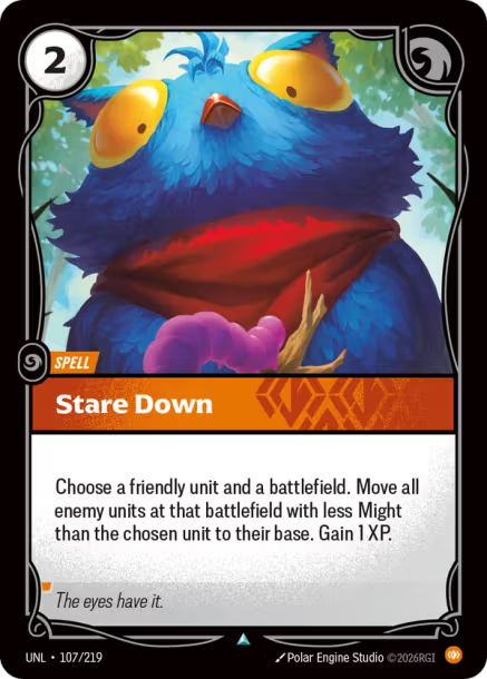 Stare Down Card Front