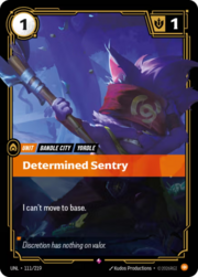 Determined Sentry 111