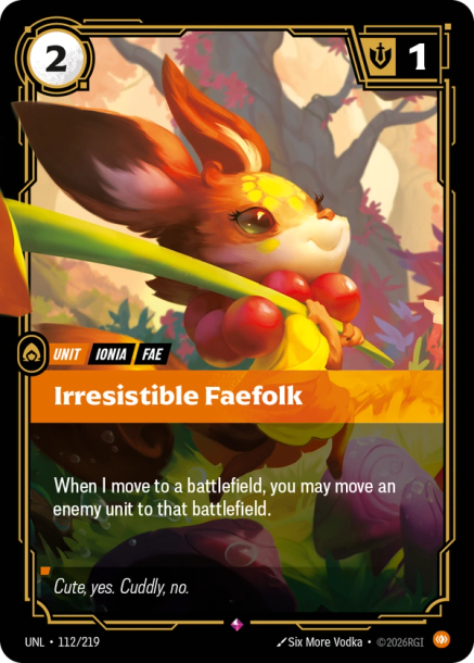 Irresistible Faefolk Card Front