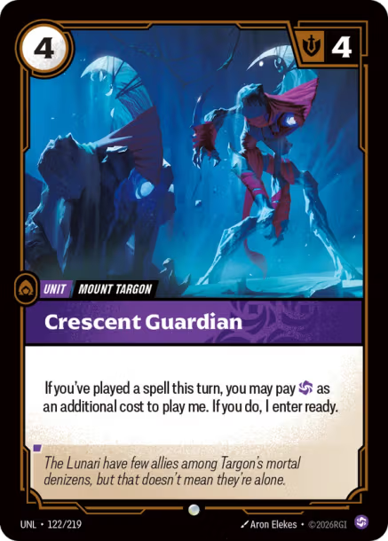 Crescent Guardian Card Front