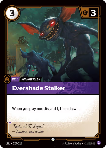 Evershade Stalker Card Front