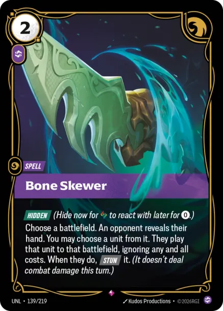 Bone Skewer Card Front