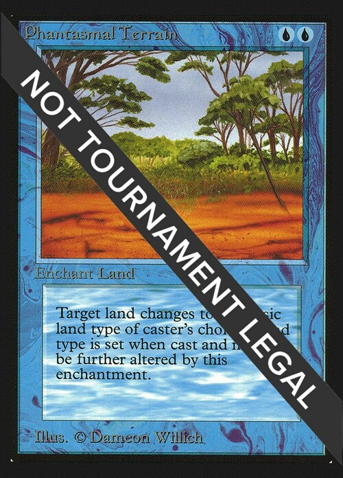 Phantasmal Terrain Card Front