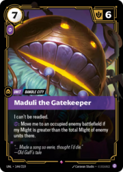 Maduli the Gatekeeper 144