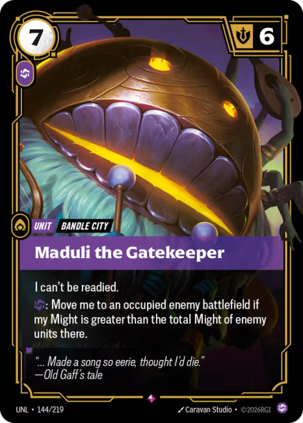 Maduli the Gatekeeper Card Front