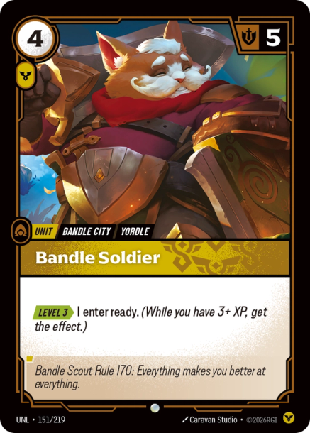 Bandle Soldier Card Front